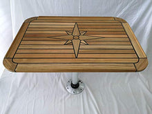 JZ Teak Table Top with Nautic Star Soft Corners 6 Sizes Marine Boat RV Caravan (TTR50120)
