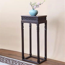 M3b6G8p1 bonsai pot stand Vintage Chinese Redwood Display Base