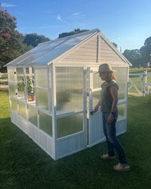 Zylina XL Hobby Greenhouse White 103"x78"x89