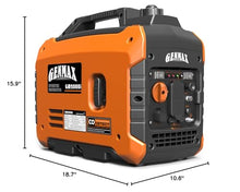 GENMAX Portable Generator, 2000W Low-Noise Gas Engine, EPA Compliant, Eco Mode Function, Ultra Light, Suitable for Backup Home and Camping(GM2000i)