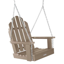 Highwood Classic Westport Adirondack Single Seat 1-Person Porch Swing, Woodland Brown