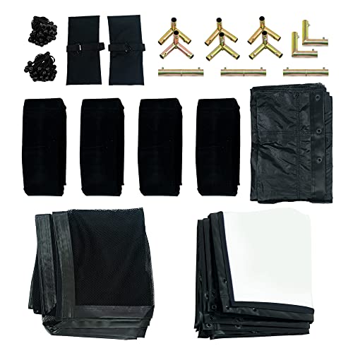 The Indoor Golf Shop DIY Golf Simulator Enclosure Black 10.4x13.7