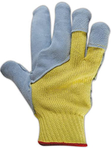 Magid Glove & Safety Cut Master Deerskin Leather Palm Glove Yellow 8 (Pack of 12)