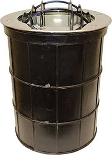 Dabmar Lighting DW1235-GRL SS Well Light with Grill, 35Whps 120V, Stainless Steel Finish