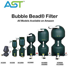 AST Bubble Bead Filter XS4000, The Original Bead Filter, Pond Filtration Solution, Perfect for Koi Ponds up to 4000 Gallons, Pond Media Included, Media Lasts Forever