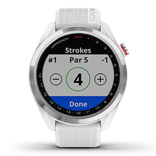 PlayBetter Garmin Approach S42 Golf GPS Watch Silver/White