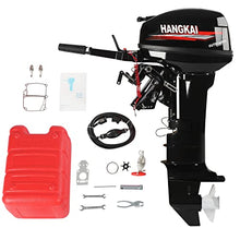 FXEIPOL 18HP Outboard Motor 2 Stroke 246CC Black