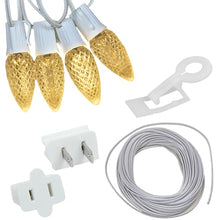 Novelty Lights 1000 Feet C9 LED White Wire Outdoor Christmas Lights
