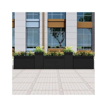 LICONG-2020 Outdoor flower box Outdoor Flower Box Placed Outside Sales Department Square Partition Rectangular Flower Pot Flower Rack Flower Bed Flower Trough Flower Box