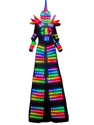 Earthradius LED Robot Costume Suit Jacket Black (M)
