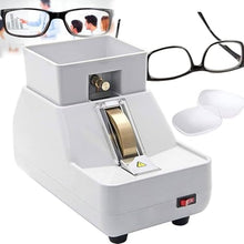 TYBJLXF Optical Lens Edger,Manual Lens Grinder Single Wheel Double Holder Dc Motor Width 35 MM,Rough & Fine & V Shape Groove