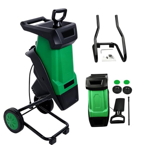 Electric Branch Chipper & Garden Shredder Leaf Mulcher