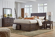 Jofran Inc. Jackson Lodge Twin Storage Bed Deep Chocolate Finish