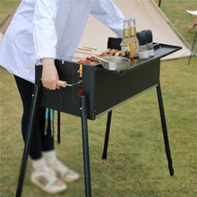 HBJWOV Barbecue Rack Outdoor Charcoal Folding Barbecue Rack Stainless Steel Barbecue Stove