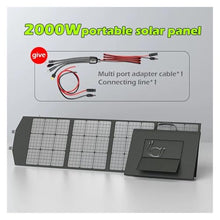 2000W Portable Folding Solar Panel Bag 5V Outdoor Power Supply for Mobile Phone Home Camping Power Generatower Generator(1000W)