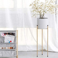 GHJUMKFDF Flower standShelf Iron Art Flower Stand Plant Stand Nordic Modern Concise Living Room Indoor Balcony It has T Colors Size: with a Length of 25.5 inches