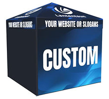 LANTENTSUN 10x10ft Custom Print Advertising Tent with 3pc Full Sidewalls Custom Color