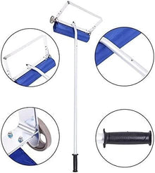 IKASNA Snow Rake Snow Rake, 21-Foot Roof Snow Rake Removal Tool, Aluminum Frame Cloth Head Snow Remover, Expandable Aluminum Range Light Snow Removal Tool, Used to Remove Snow from Roof Vehicles