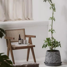 Xilin-872 Plant Pot Home Simple Indoor Thickened Large Calibre Creative Cement Planter Living Room Flower Planter (Large)