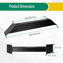 LQSYBHD 45 Degree Angle Support Bracket Black Heavy Duty Connector Brace Bracket Kit for Structural for Gazebo Deck Cabin Treehouse DIY Outdoor Projects Corner Bracket(Size:8pcs)
