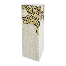 ARCVOX Columns & Pillars with Faux Stone Finish, Doorway Pedestal Plant Stand, Handcast Polyresin Pedestal Holder, Statue Sculpture Stand Indoor Outdoor (Color : Gold, Size : Size L)