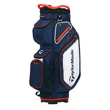 TaylorMade Pro 8.0 Cart Bag Navy/White/Red