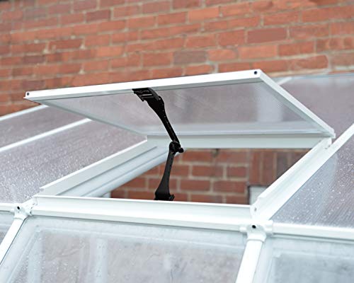 Palram Canopia Rion Sun Room Lean-to Greenhouse DIY Kit 6x10 Ft White