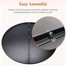 FEBTECH - 42" Fire Pit Cover Lid Round - Fits 40" Round Fire Pit