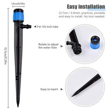 HongJP Irrigation Drippers 50-300PCS Auto Drip Irrigation Watering System Garden Sprinkler Lawn Plants Flower Household Waterers Bottle(300PCS)