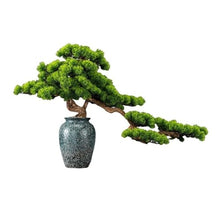 YXIANG56Q Fake Plants Simulation Pine Tree Bonsai Entryway Ornaments Fake Greenery Potted Plants Chinese Fake Flowers Decorations Bonsai Tree