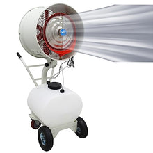 HayWHNKN Industrial Misting Cooling Spray Fan Electric Humidification and Watering 670m³/min 60L Water Tank Two Motor
