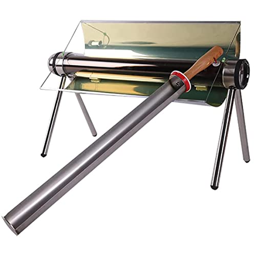 Solar Oven Outdoor Oven Solar Grill Stainless Steel Stovetop Smokeless Food Grade Solar Oven Camping Cookware Solar Grill for Food Cooking in the Sun