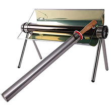 Solar Oven Outdoor Oven Solar Grill Stainless Steel Stovetop Smokeless Food Grade Solar Oven Camping Cookware Solar Grill for Food Cooking in the Sun