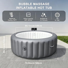 Certified PVC Spa Pool: Heated & Filtered Inflatable Swimming Pool for Courtyard Fun