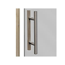 PROSAUNAS Clear & Tinted Glass Sauna Door, Prehung Tinted Glass Sauna Door (Right Hanging, ADA Tinted - Aspen Frame 36X81)