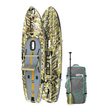 BOTE Rackham Aero Inflatable Fishing Paddle Board 12'4" Verge Camo