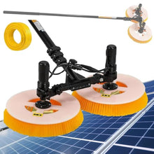 Electric Pool Cleaning Brush w/Adjustable Brush Head,Extendable Window Cleaning Pole Cleaner Kit,Photovoltaic & Solar Panel Cleaning Tool