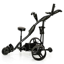 Eagle Caddy Electric Golf Push Cart with Remote Control - Lithium Battery Grey/Black