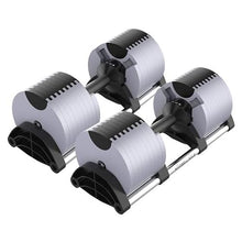 FF Finer Form NUOBELL Adjustable Dumbbell Pair 5-80 lbs Ash