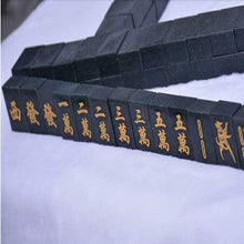 Liangliang988 Natural Hetian Jade Mahjong Handicraft Gift