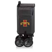 PICNIC TIME NCAA Iowa State Cyclones Adventure Wagon Folding Wagon - Wagon Cart - Sport Utility Wagon - Beach Wagon Collapsible, (Dark Gray)
