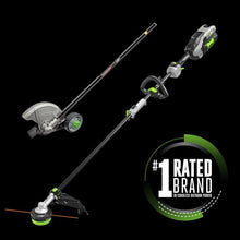 EGO MHC1603 Multi-Head Combo Kit 16-Inch 56-Volt Carbon Fiber String Trimmer with POWERLOAD™ & 8-Inch Carbon Fiber Edger Attachment & 56-Volt Power Head, 4.0Ah Battery and 320W Charger Included