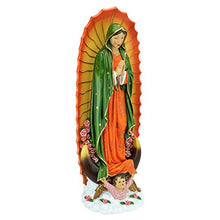 Design Toscano Virgin of Guadalupe Religious Garden Statue, 33 Inch, Large, Resin, Full Color Finish