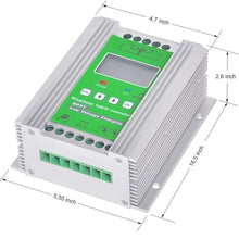 Wind Solar Hybrid Charge Controller 3000W-10000W, 12V/24V/48V Regulator MPPT Wind Solar Hybrid Boost Controller, for Wind Turbine Generator Charger Battery,48V-10000W