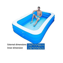 Rsmmpqa Inflatable Pool Blow Up Family Full-Sized Pool for Kids Toddlers Swim Center for Outdoor Garden Backyard Water Party Backyard Water Party