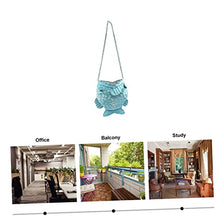 8 pcs Planter Fish Decoration Container Flowerpot Metal Creative Iron Shaped Flower Holder Pendant Wall Suspension Decor Arrangement Basket Art Hanging Wall-Mounted Rack (As Shownx4pcs 18X7CMx4pcs)