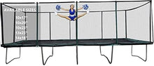 Best Trampoline USA Rectangle Gymnastics Trampoline with Net Enclosure Heavy Duty 750lbs Capacity