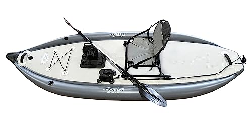 BKC SUP AIR 13-Foot Inflatable Stand Up Paddle Board w/Pedal Drive, Seat, Paddle by BKC