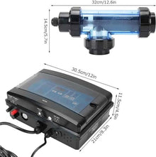 ZIJINGM Salt Water Chlorination System for Above Ground Swimming Pool up to 25000 Gallons Pool Chlorinator Saltwater Electronic Chlorine Generator,50g/h (Size : 50g/h)