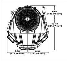 Briggs & Stratton 44S977-0016-G1 Professional Series 25 HP 724cc Vertical Engine